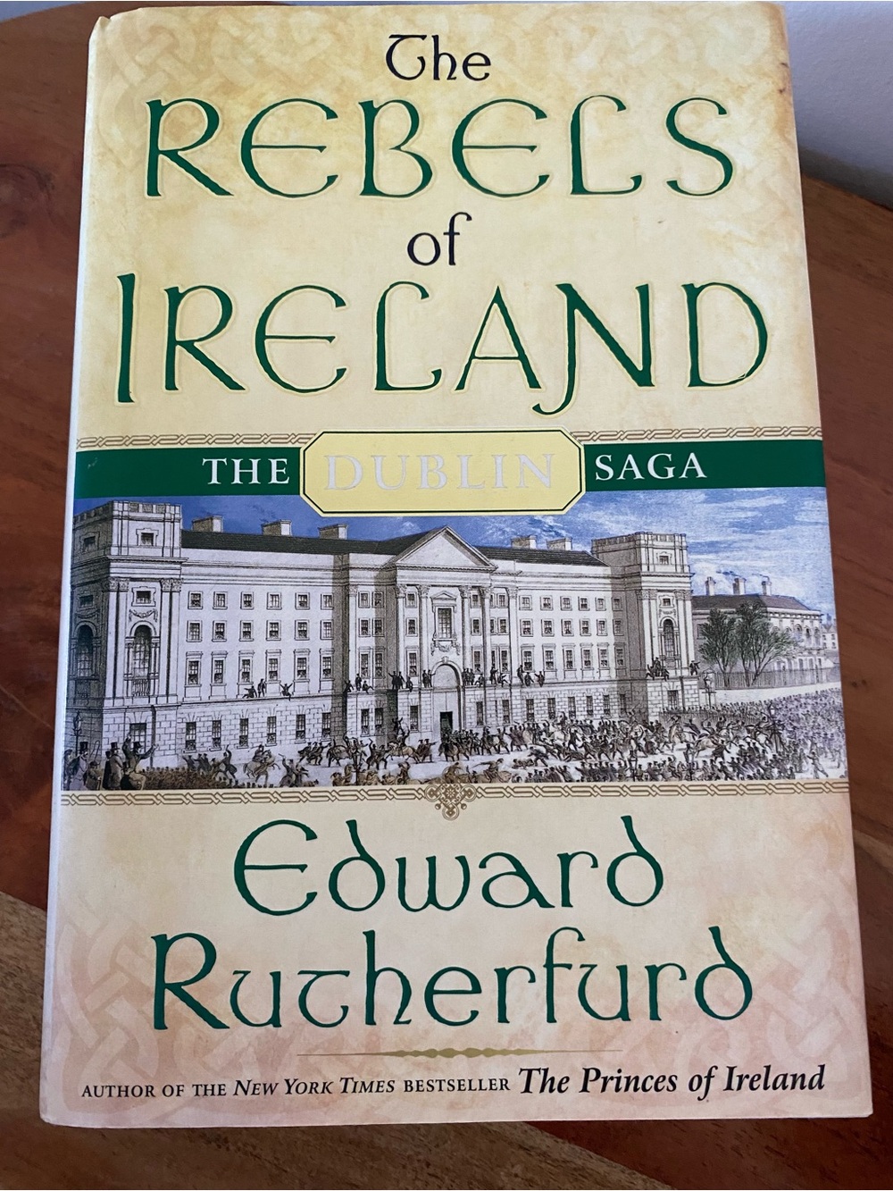 The Rebels of Ireland by Edward Rutherfurd - Beige & Green Hardcover